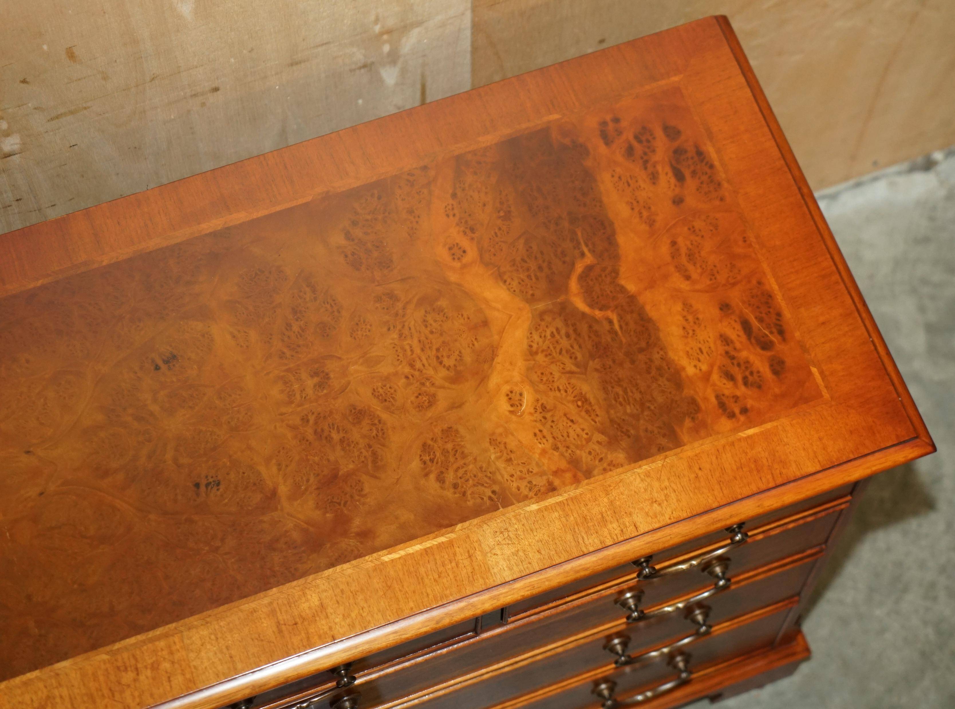 Walnut buffet Burr & Burl with patina