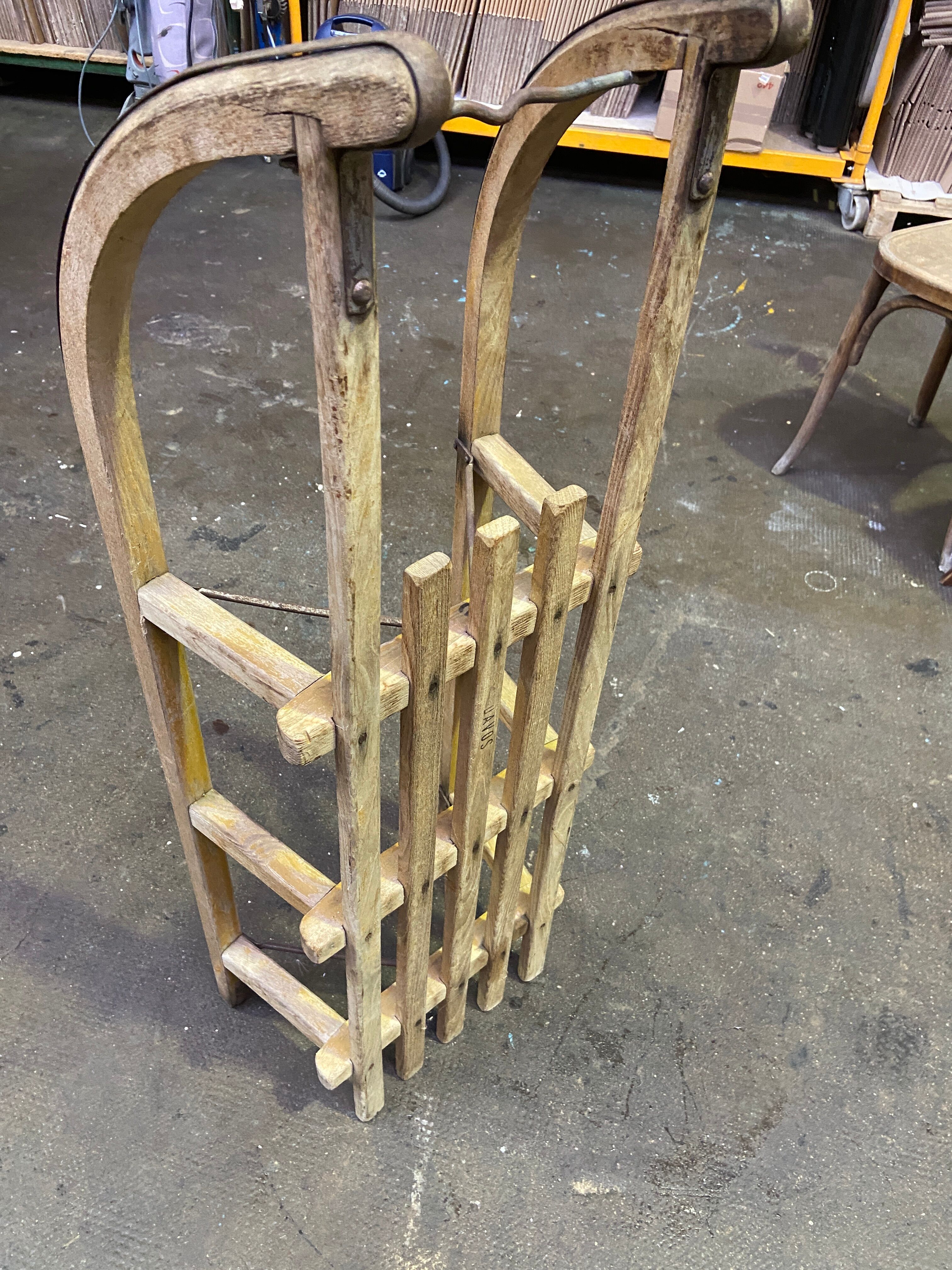 sledge Great old sleigh alsace Decoration Noel DAVOS 1950