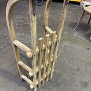 sledge Great old sleigh alsace Decoration Noel DAVOS 1950