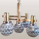 Vintage Italian chandelier in the style of Gaetano Sciolari, 1970s