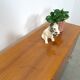 Fineer dressoir uit Zweden met wit stalen poten