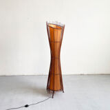 Vintage French 1980's Sculptural Floor Lamp Kobe; Japandi Organic Form