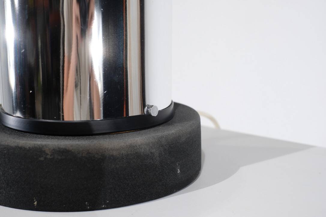 Metal table lamp by Stilnovo, Italy, 1970s.