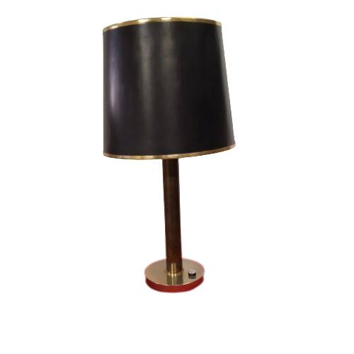 Large Art Deco style brass lamp