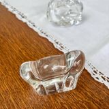 Pair of crystal salt cellars — Daum France