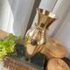 Vase en laiton vintage