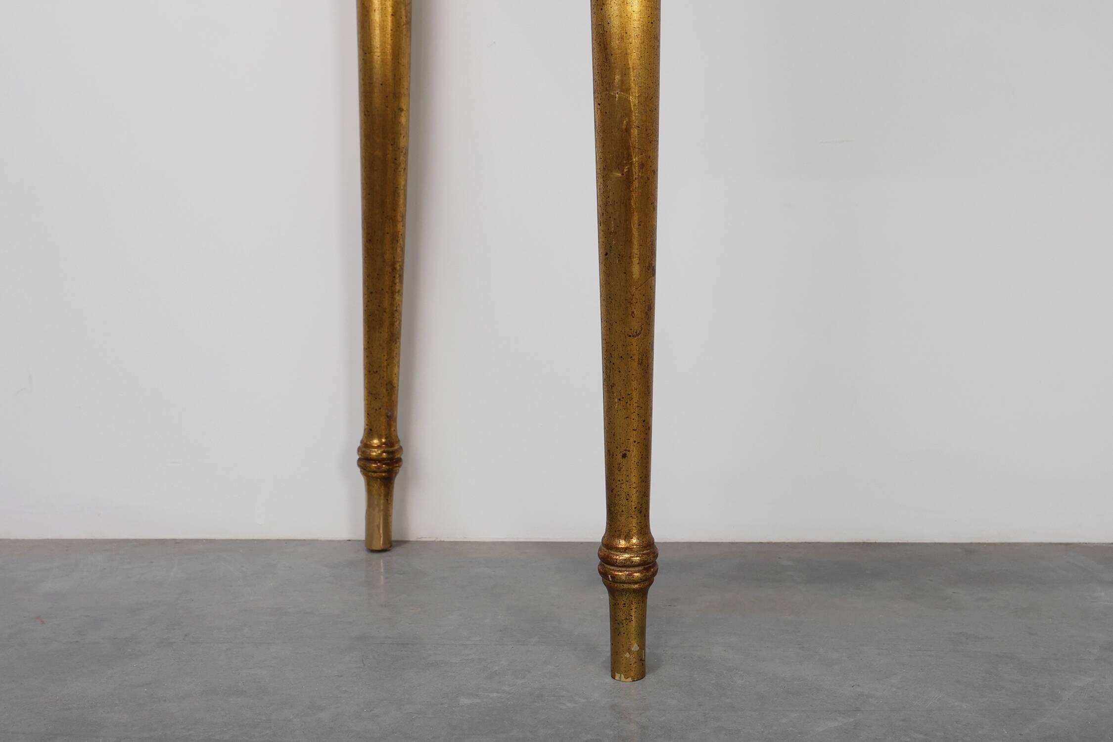 Hollywood Regency Console Table by Deknudt, Belgium 1980s