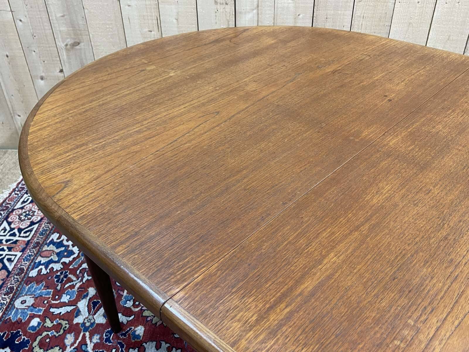 G-Plan teak dining table with butterfly extension