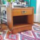 Vintage boat marine bedside table 70's