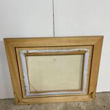Painting on canvas signed Burnett