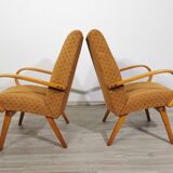 Vintage Armchairs by Jaroslav Smidek, 1960s, Set of 2