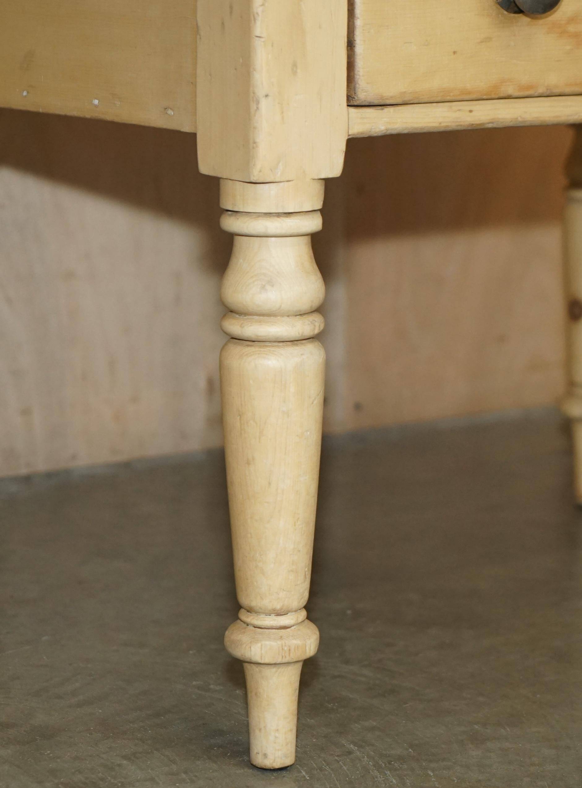 Georgian Governess Drawers Circa 1800 Pine Sideboard