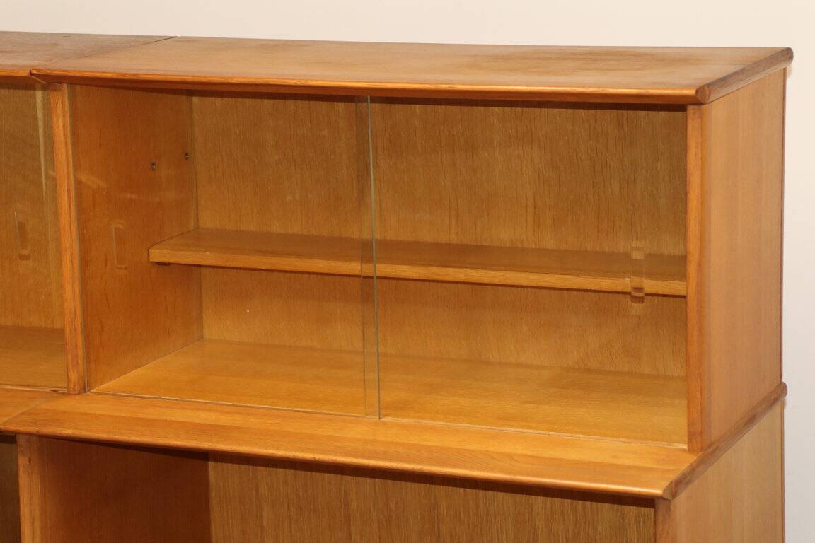 Vintage Oscar bookcase in oak, 1960s