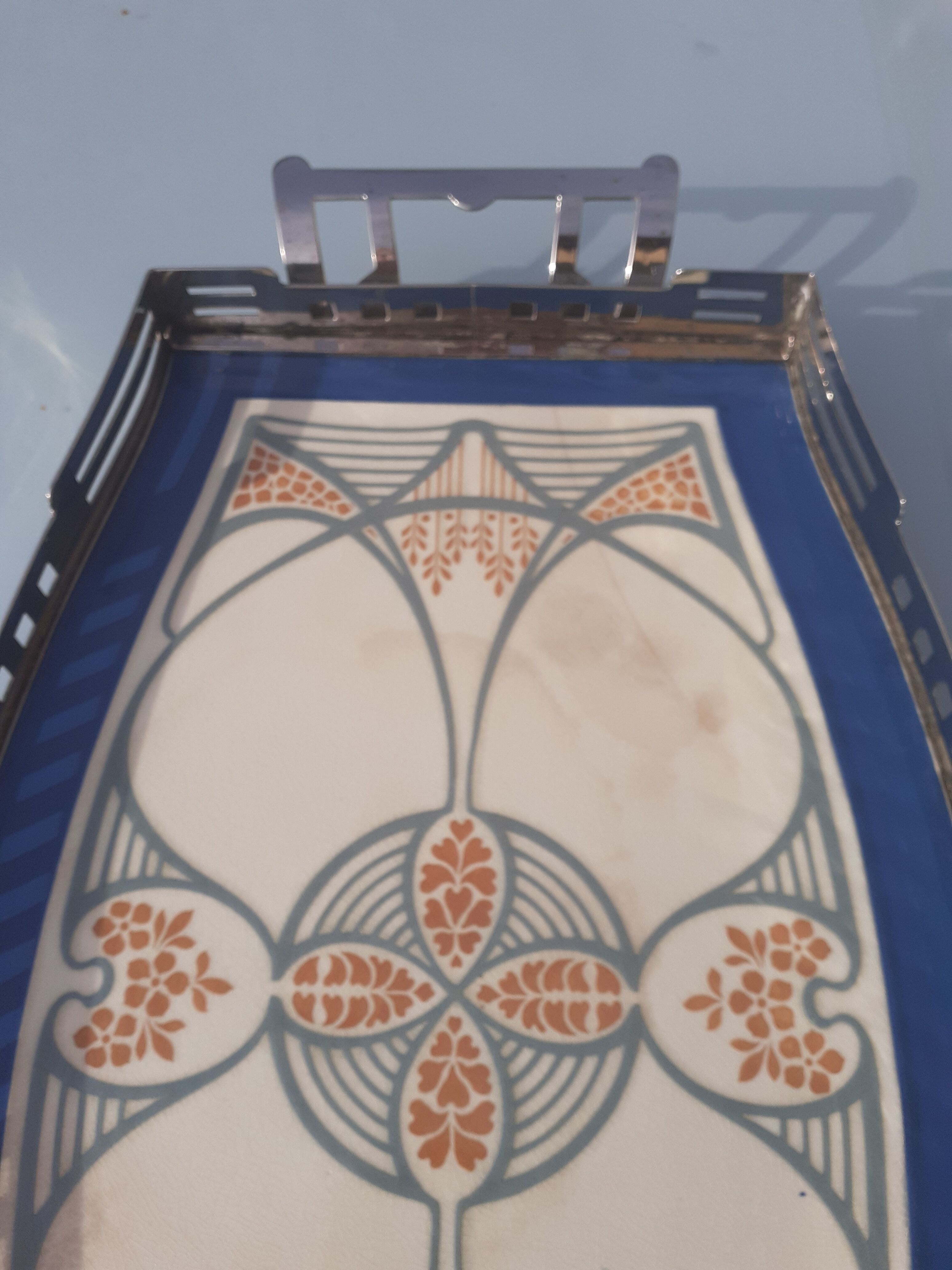 Plateau Villeroy and Boch Dresden Art Nouveau