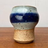 Ceramic mug vase by Danish studio artist Helle Allpass, Denmark, 1960s.