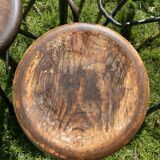 6 adjustable industrial workshop stools, 50s/60s