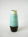 Ceramic vase, blue and brown, Keralit, Czechoslovakia, 1960