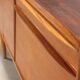 Vintage enfilade in teak veneer, Northern European design, 1960s.