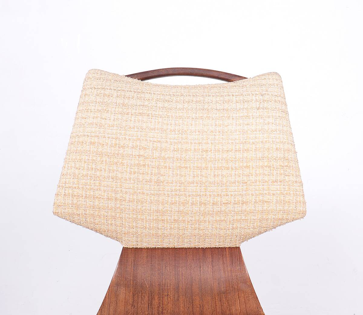 set of 2 vintage plywood dining chairs