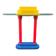 Memphis style lamp by Robert Sonneman for George Kovacs, 1980