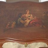 Small Table in Lacquered Wood, Louis XV Style – Late 19th Century