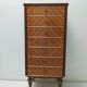 Semainier vintage en bois laqué commode chiffonnier meuble rangement