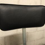 Vintage workshop chair in black skai swivel adjustable in height feet in star