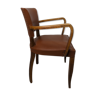 Fauteuil bridge marron