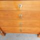 Empire dresser in cherry and white marble