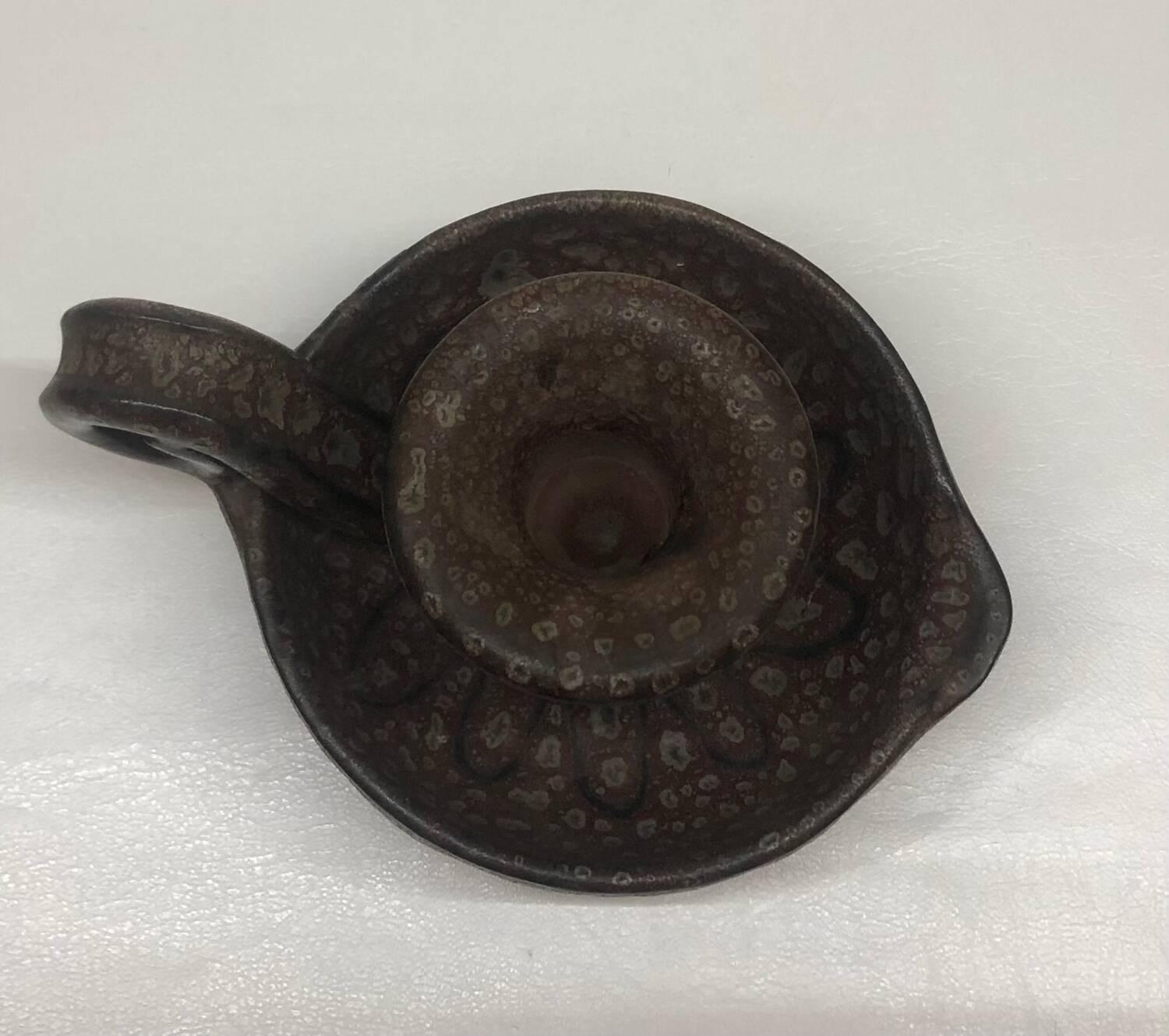 Ceramic candlestick by Jean Austruy