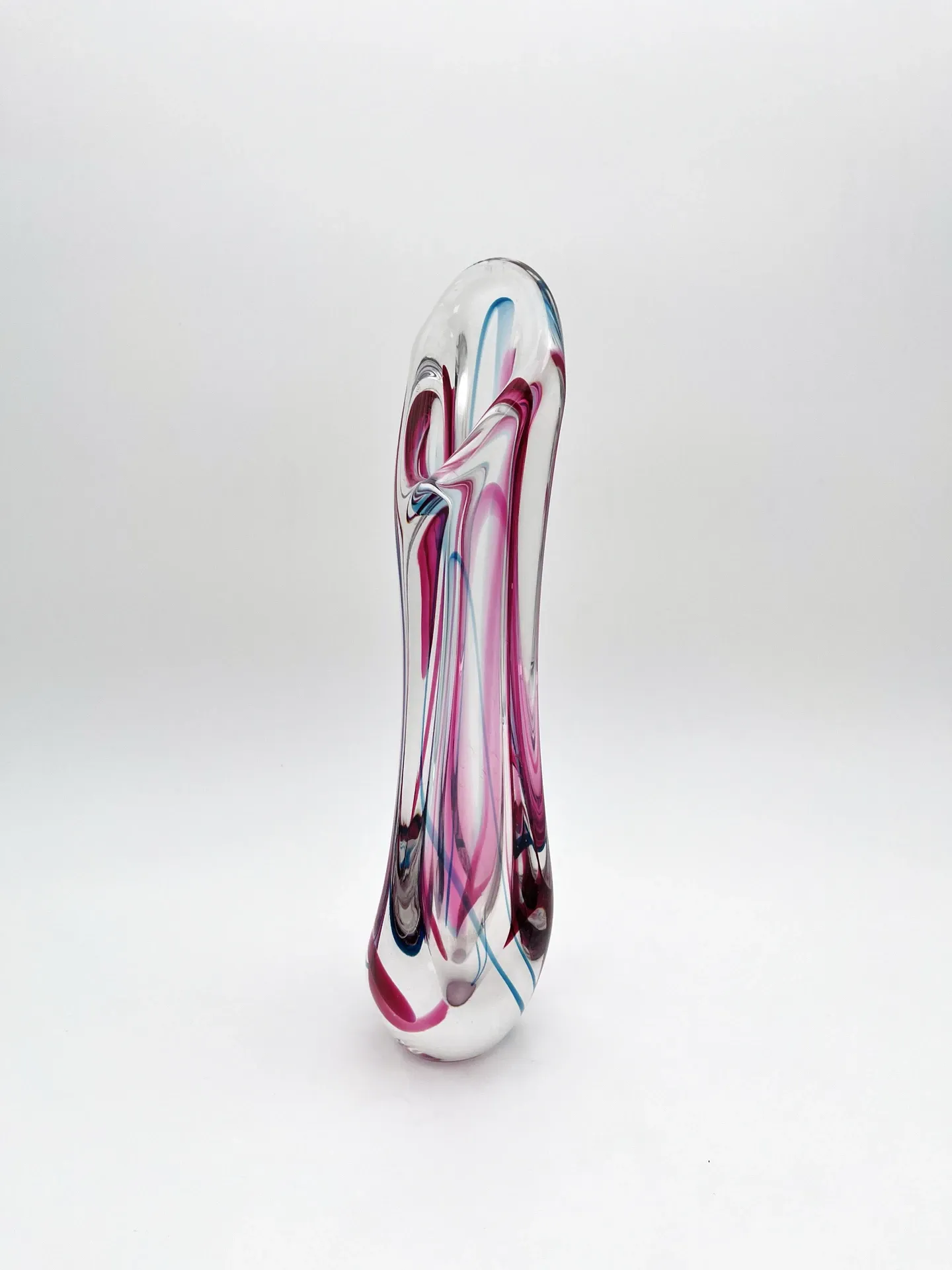 Large Crystal Vase Max Verboeket Kristalunie Maastricht 32cm 1.6kg