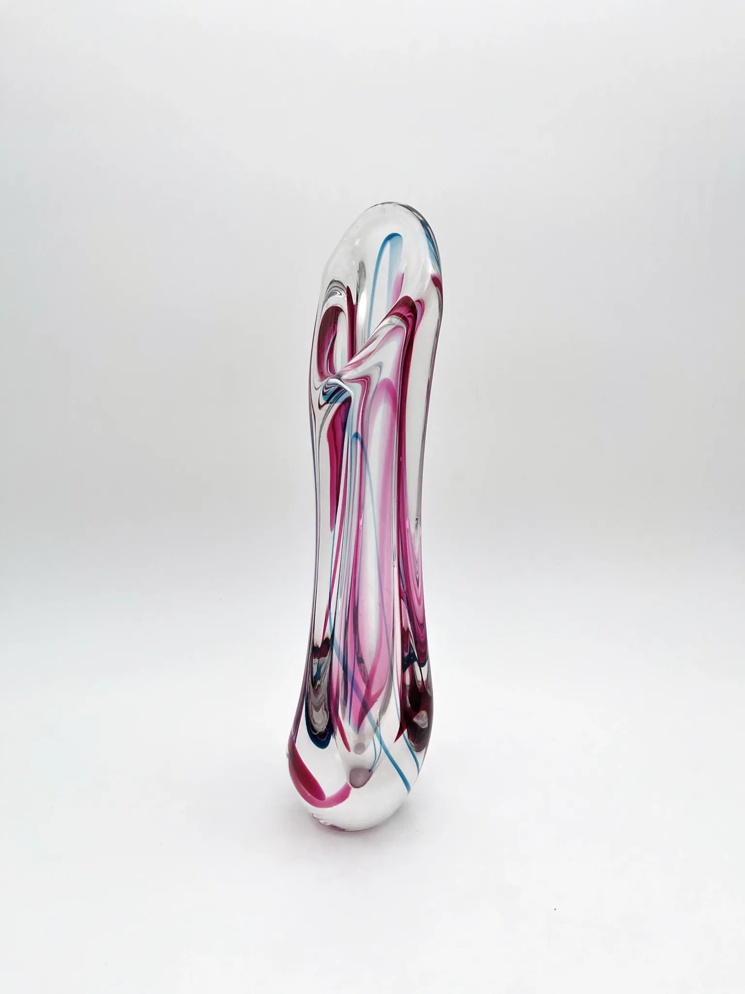 Large Crystal Vase Max Verboeket Kristalunie Maastricht 32cm 1.6kg