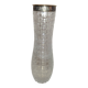 Crystal vase and solid silver