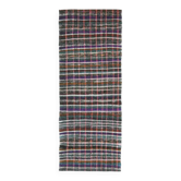 Tapis coureur kilim en laine et coton turc vintage noué à la main 83x220