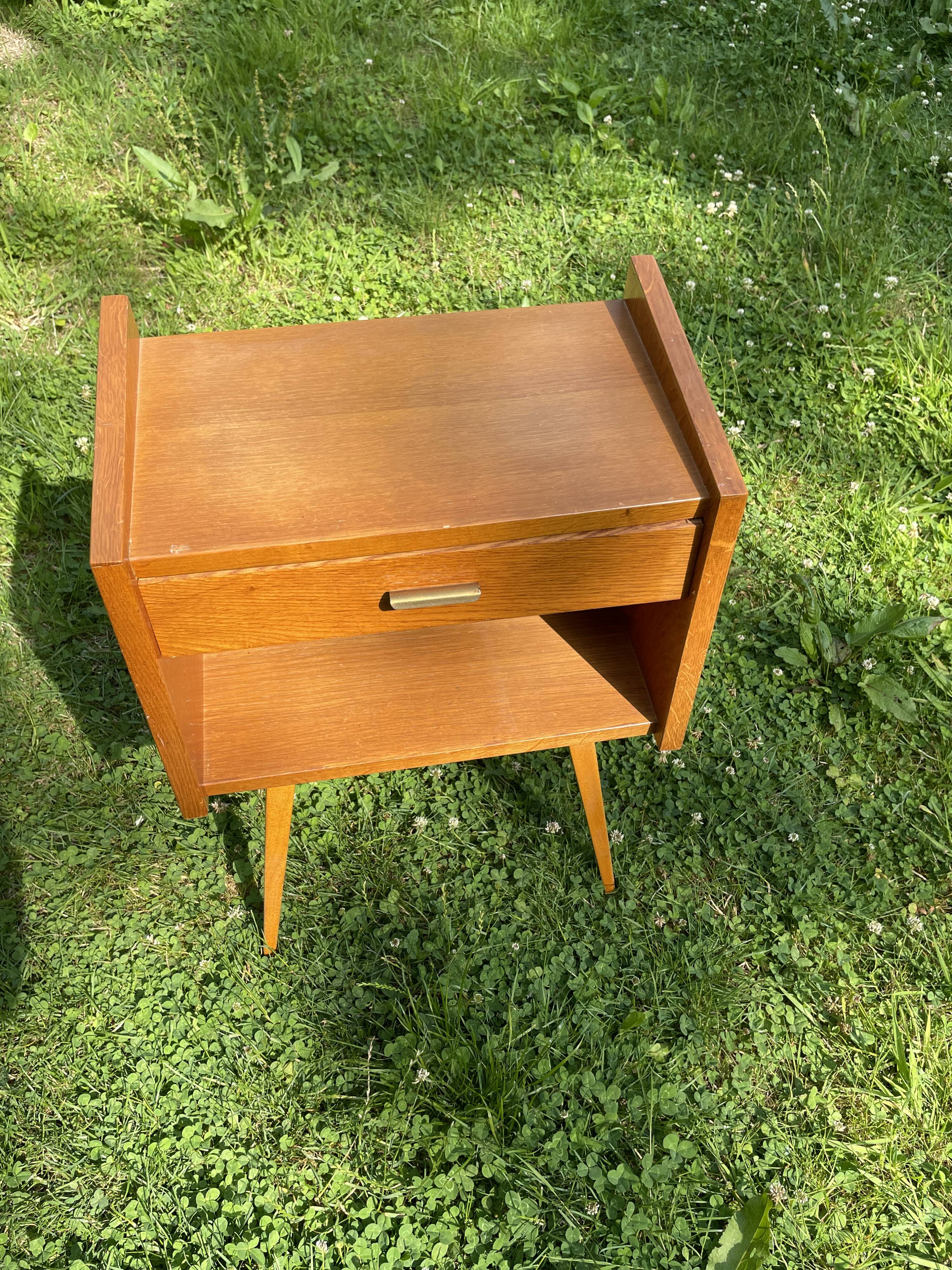 Table de chevet années 70