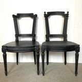 Set of 2 Louis XVI style chairs
