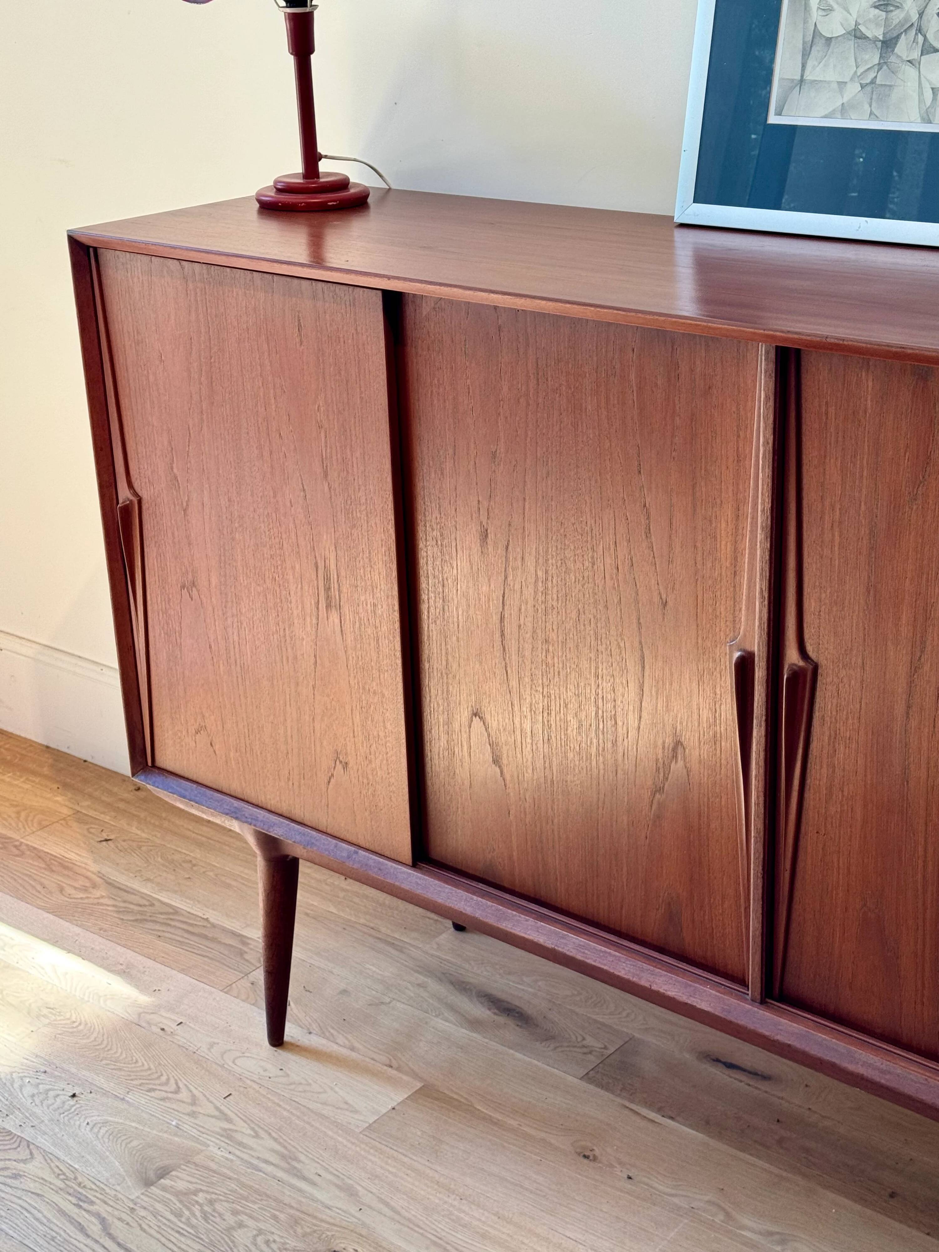 Vintage Scandinavian teak sideboard "Arvid"