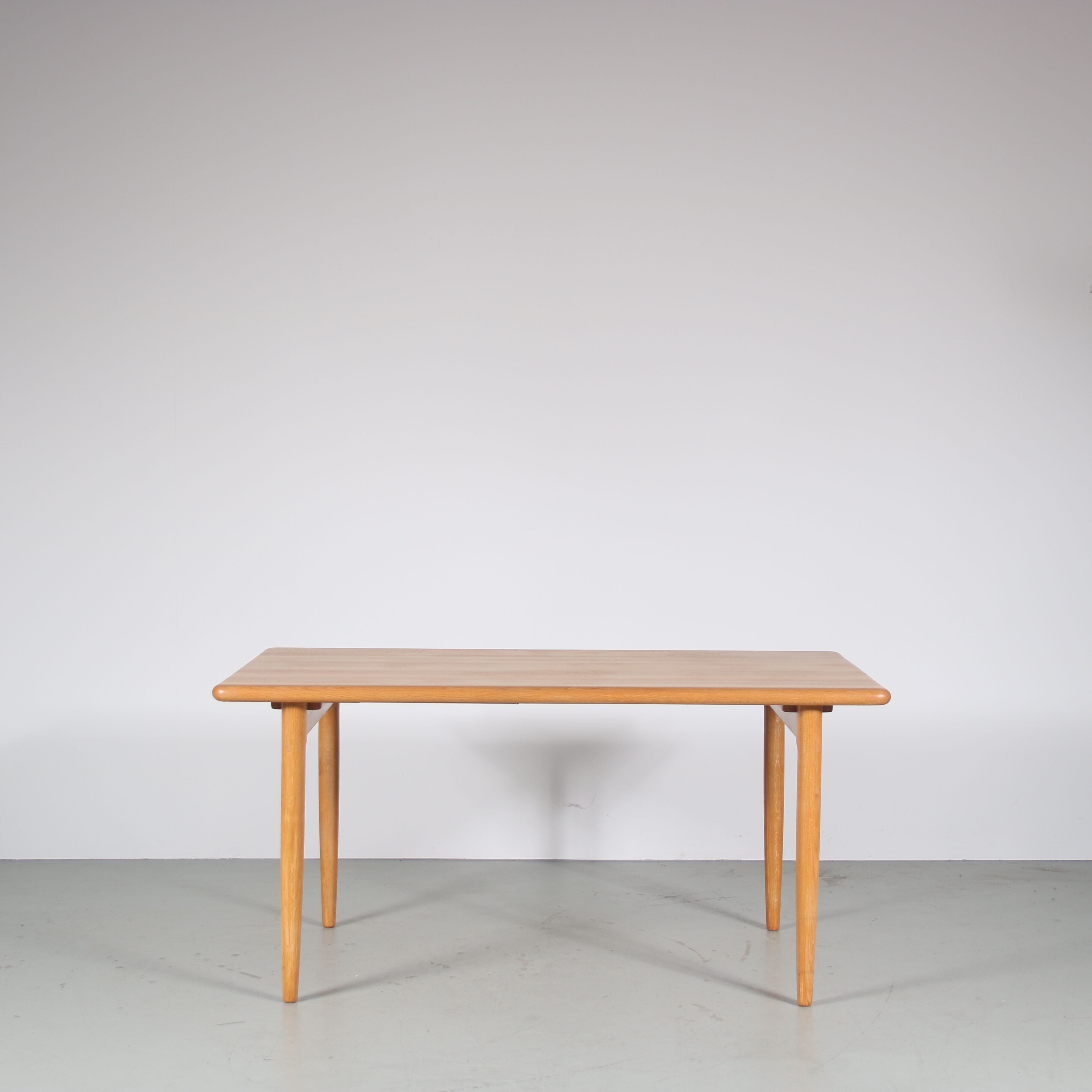 1970s Oak wooden dining set by Moller, Denmark
