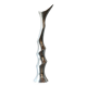 Xxl “twisted” vase / cast aluminum – 1980s