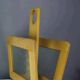 Porte-revues en bois et verre