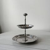 Servant display with two trays in stainless steel Jean Couzon