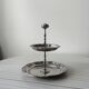 Servant display with two trays in stainless steel Jean Couzon