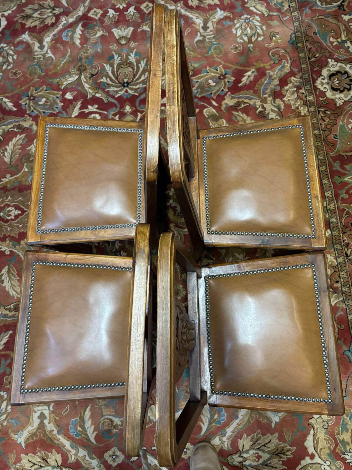4 art deco chairs