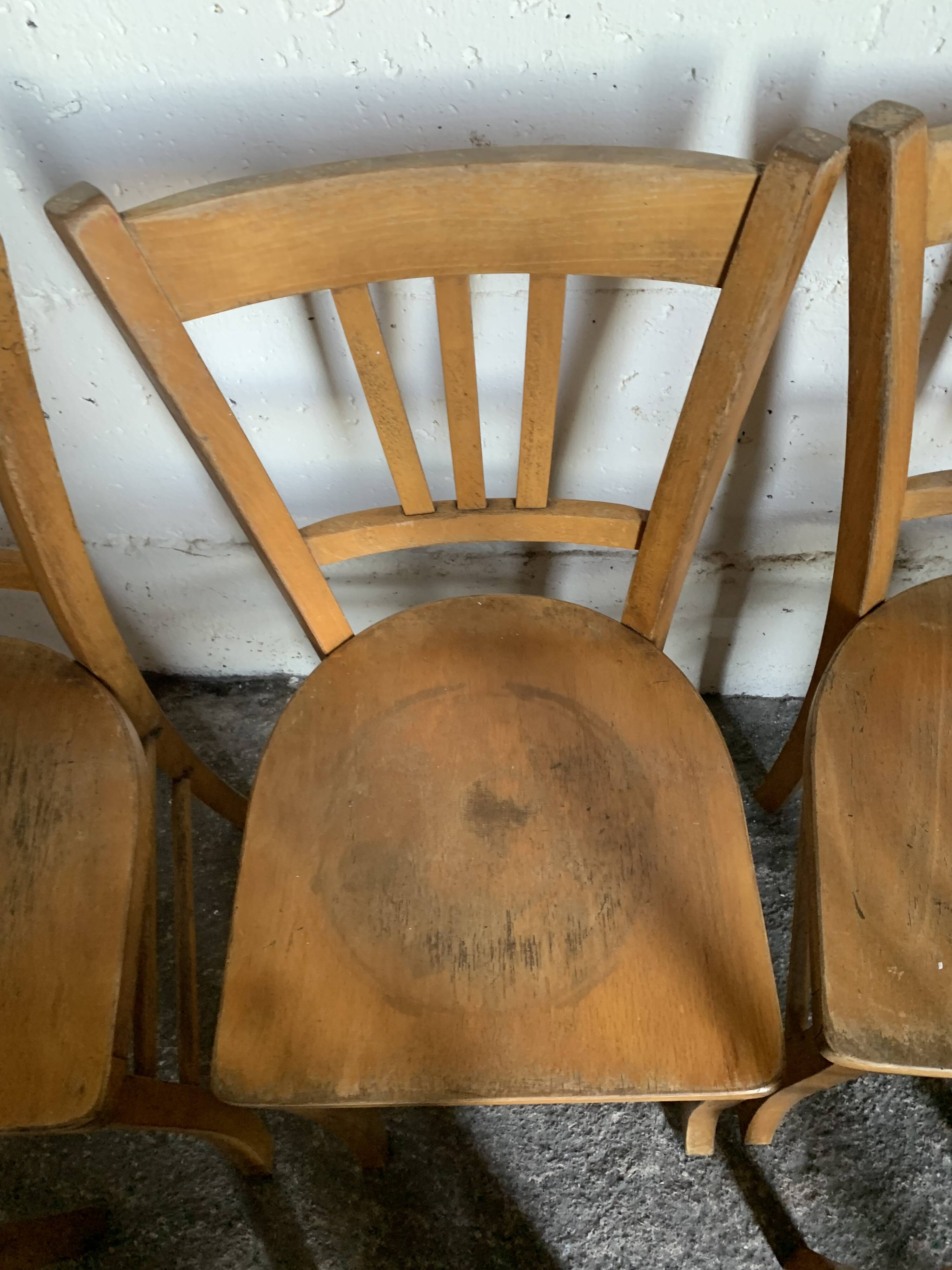 6 pure juice bistro chairs