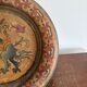 Mural Plate Montopoli Arno Italy 1930 Heraldic Lion Chimera Tuscan Majolica