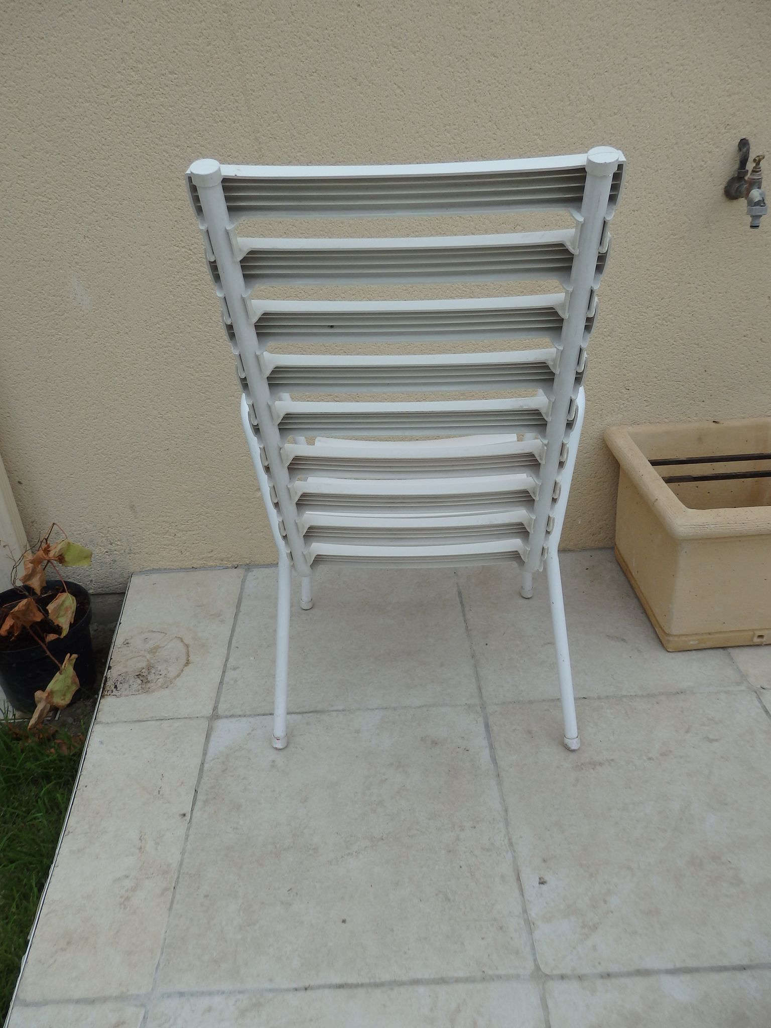 Fauteuil jardin vintage année 70 Sauvagnat Aurillac