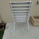 Vintage garden armchair year 70s Sauvagnat Aurillac