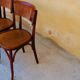 Série de 4 chaises bistrot vintage par Mahieu