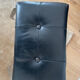 Leather and chrome designer stool