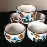 Series of 5 vintage cups